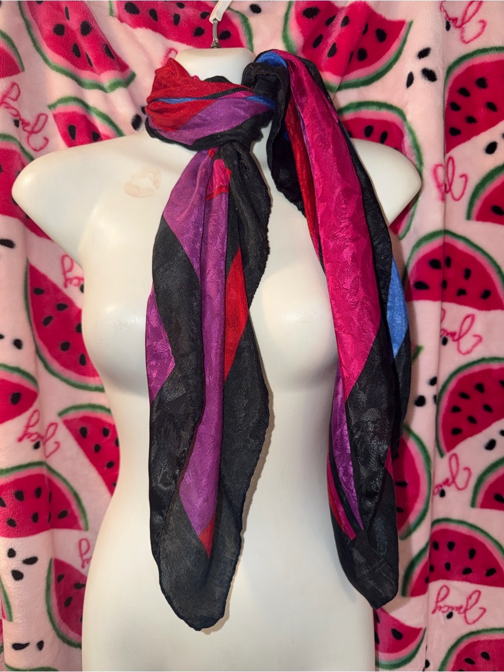 🖤💜 Colorful Lightweight Patterned Scarf